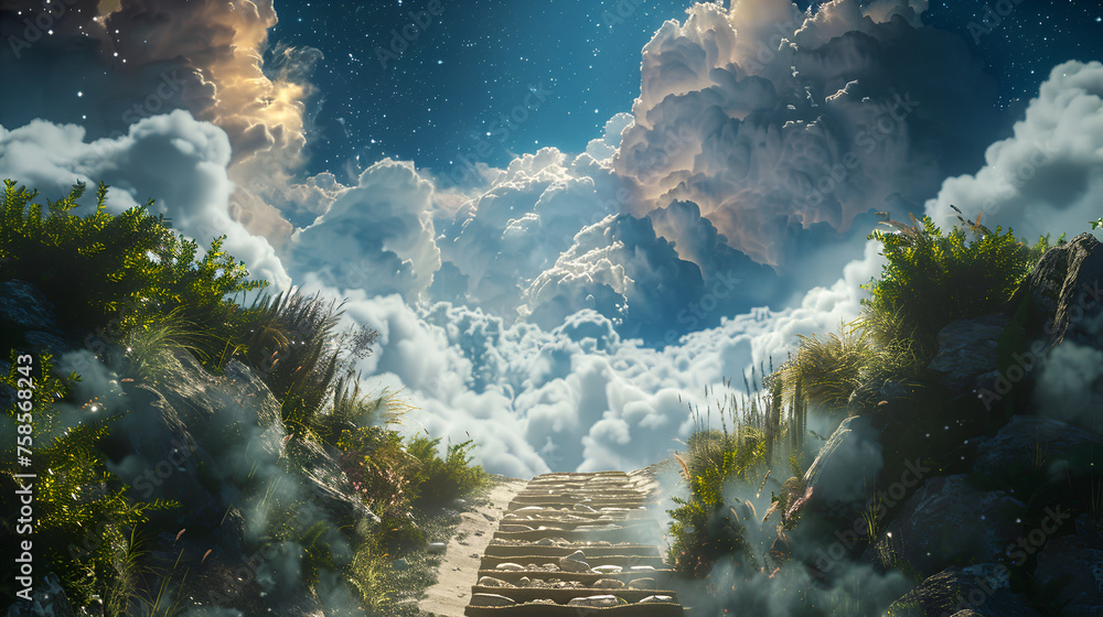 The Entrance to the Heaven The Way to the Heaven The Gate to the Heaven Aspect 16:9