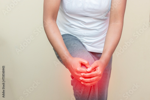 imitative presentation of knee pain. 