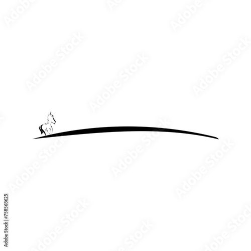 Ein kleines Einhorn am Horizont 