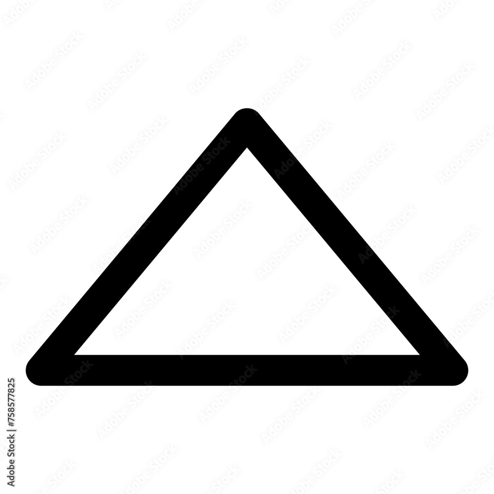 Up caret icon in outline style. Simple direction symbol vector illustration — pixel-perfect icon. Up caret icon in outline style. Simple direction symbol vector illustration — pixel-perfect icon.