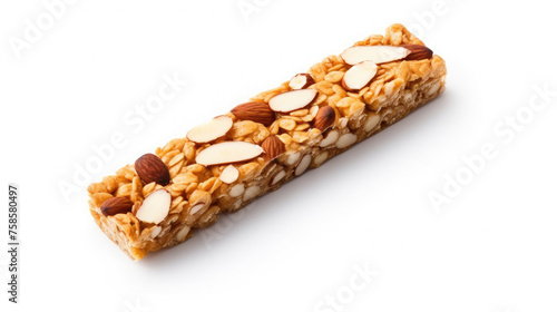 Granola Bars isolated on white background