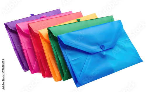 Envelopes Made of Plastic isolated on transparent Background