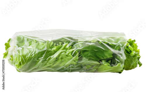 Plastic Wrap for Food Preservation isolated on transparent Background