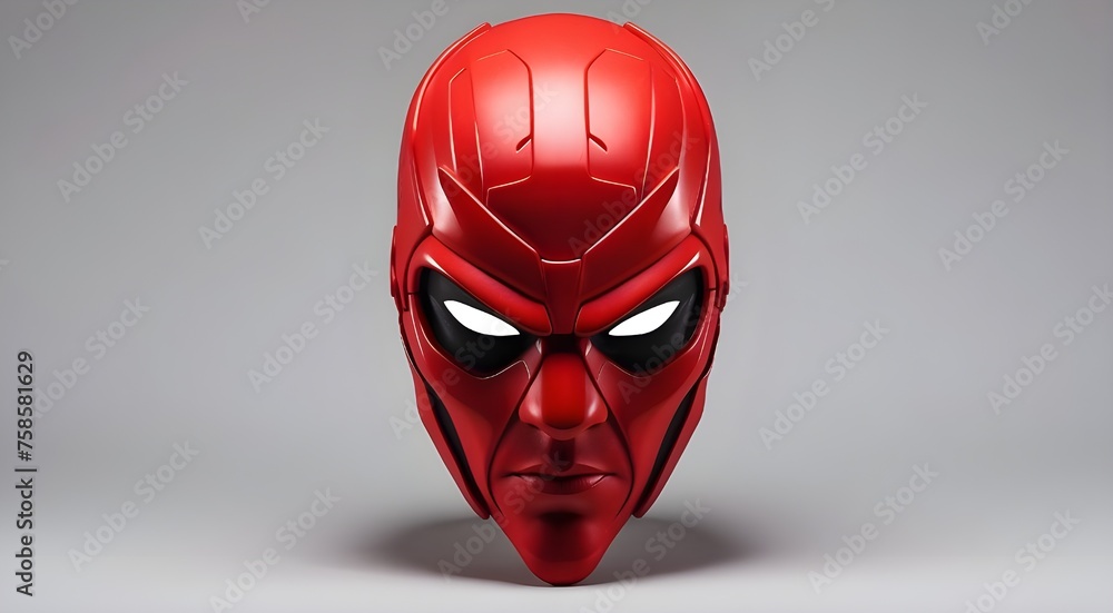 Naklejka premium Cutout&nbsp;superhero&nbsp;mask