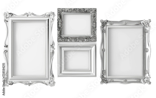 Frames of Silver: A Pictorial Display isolated on transparent Background