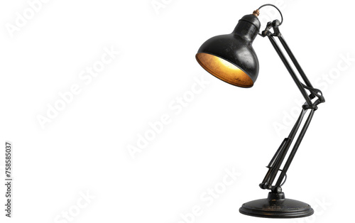 Office Desk Table Lamp isolated on transparent Background