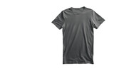Dark Gray T-shirt: A Wardrobe Essential isolated on transparent Background