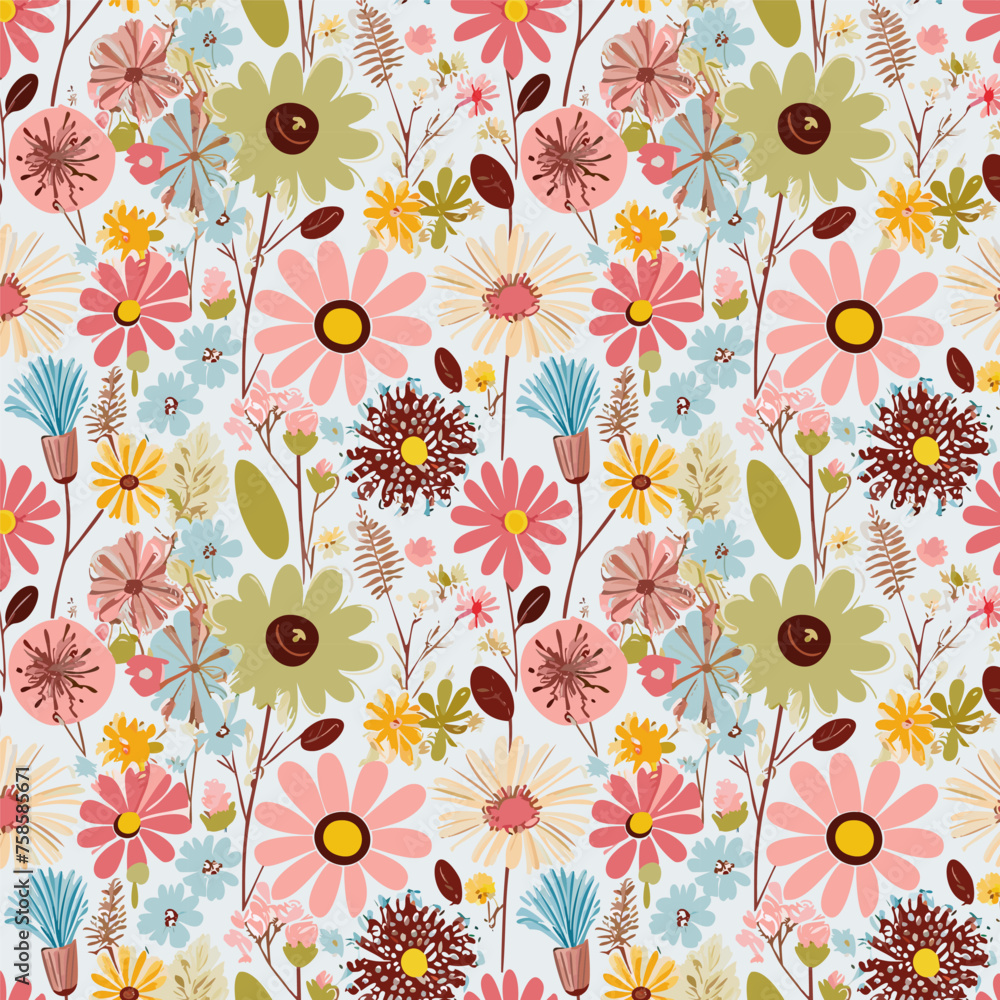 Floral seamless pattern Floral seamless pattern
