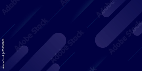 Abstract lines pattern technology on blue gradients background. Modern blue abstract vector long banner background. Vector illustration abstract graphic design banner pattern background template.