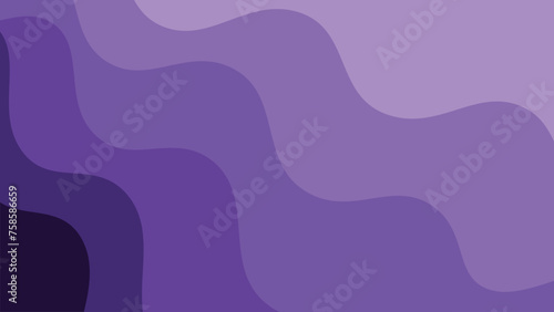 Purple wave element vector image for backdrop or presentation