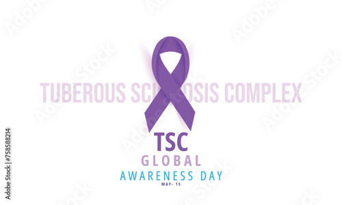 Tuberous Sclerosis Complex awareness day. background, banner, card, poster, template. Vector illustration.