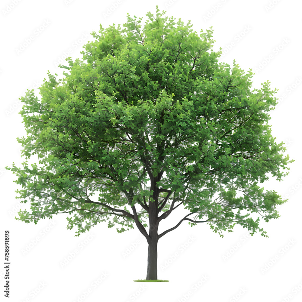 Linden tree on isolated background Linden tree on isolated background