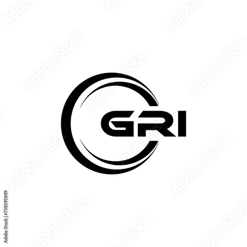 GRI Logo Design, Inspiration for a Unique Identity. Modern Elegance and Creative Design. Watermark Your Success with the Striking this Logo.