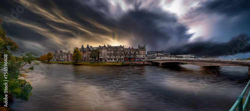Inverness is a city on the northeast coast of Scotland, where the River Ness connects with the Moray Firth. It is the largest city and cultural capital of the Scottish Highlands photo