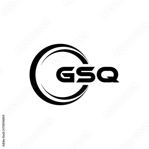 GSQ Logo Design, Inspiration for a Unique Identity. Modern Elegance and Creative Design. Watermark Your Success with the Striking this Logo.