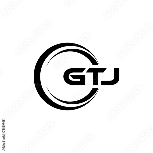 GTJ Logo Design, Inspiration for a Unique Identity. Modern Elegance and Creative Design. Watermark Your Success with the Striking this Logo.