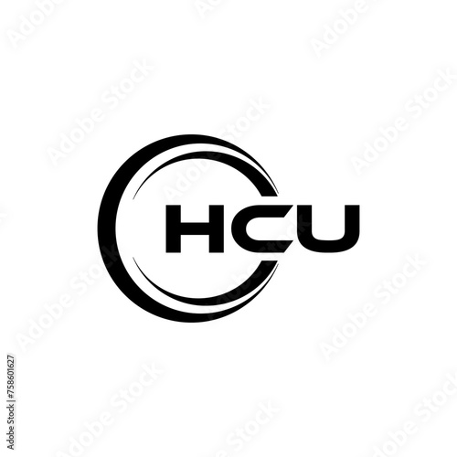 HCU Letter Logo Design  Inspiration for a Unique Identity. Modern Elegance and Creative Design. Watermark Your Success with the Striking this Logo.