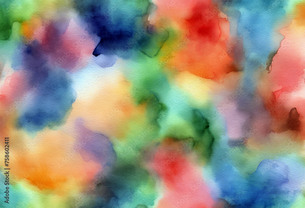 painted watercolor Hand Seamless background texture
