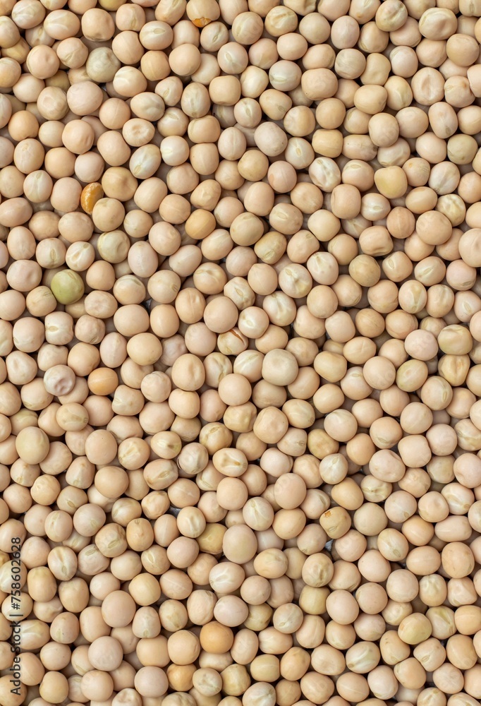 Top View of Dry Pea Seeds Background with Copy Space Top View of Dry Pea Seeds Background with Copy Space