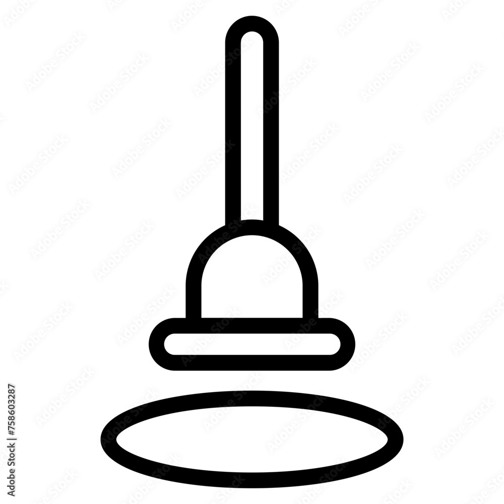 Obraz premium plumber line icon