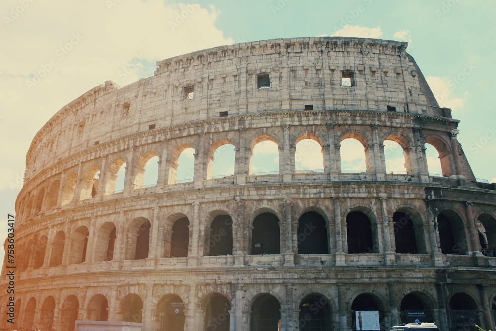 Colosseum Roman, Rome, Italy.