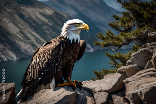 bald eagle in flight © Ateeq