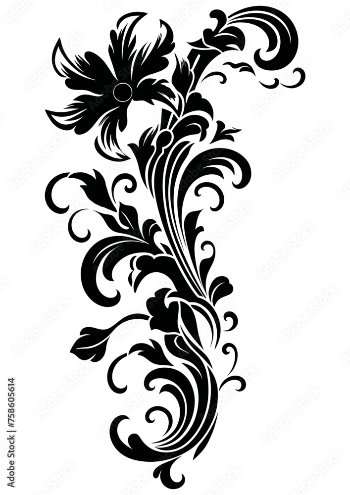 Art Nouveau Corners and Frames Graphic Accents, vector illustration, vintage elements	
