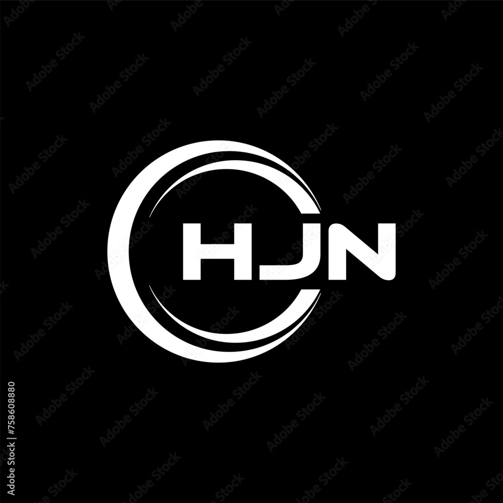 HJN letter logo design with black background in illustrator, cube logo, vector logo, modern alphabet font overlap style. calligraphy designs for logo, Poster, Invitation, etc. HJN letter logo design with black background in illustrator, cube logo, vector logo, modern alphabet font overlap style. calligraphy designs for logo, Poster, Invitation, etc.