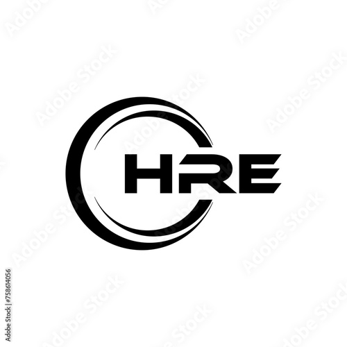 HRE Letter Logo Design, Inspiration for a Unique Identity. Modern Elegance and Creative Design. Watermark Your Success with the Striking this Logo. photo