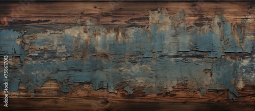 A closeup photograph of a weathered metal surface covered in rust and peeling paint, providing a unique art piece inspired by natural elements like water and wood in a rectangular shape