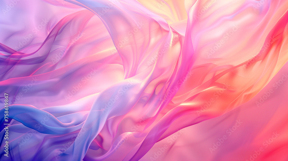 Silky textured colorful background screensaver wallpaper - obrazy, fototapety, plakaty 