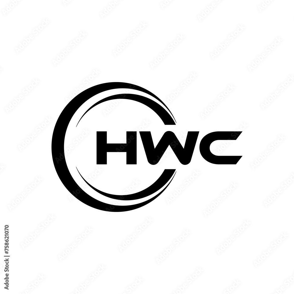 HWC letter logo design with white background in illustrator, cube logo, vector logo, modern alphabet font overlap style. calligraphy designs for logo, Poster, Invitation, etc. HWC letter logo design with white background in illustrator, cube logo, vector logo, modern alphabet font overlap style. calligraphy designs for logo, Poster, Invitation, etc.