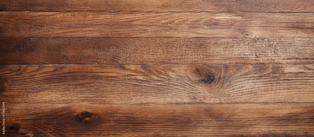 A close up of a brown hardwood flooring surface, displaying a beige wood stain pattern on the rectangular plywood landscape A close up of a brown hardwood flooring surface, displaying a beige wood stain pattern on the rectangular plywood landscape