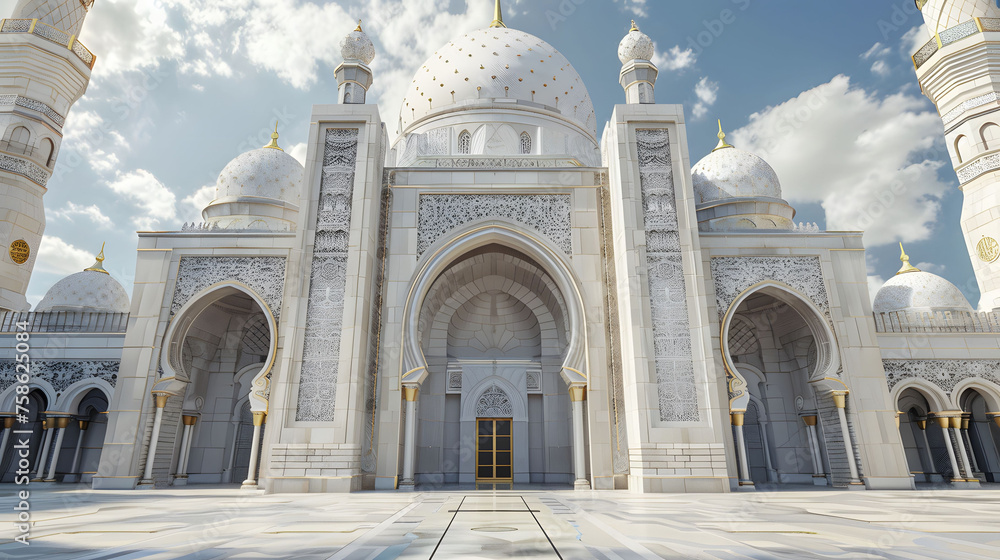 Fototapeta premium sheikh zayed mosque sharja uae dubai