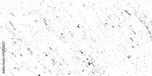 Destroyed crumbled plaster on aged painted brushed surface. Rough grunge chipped edges of worn block. 