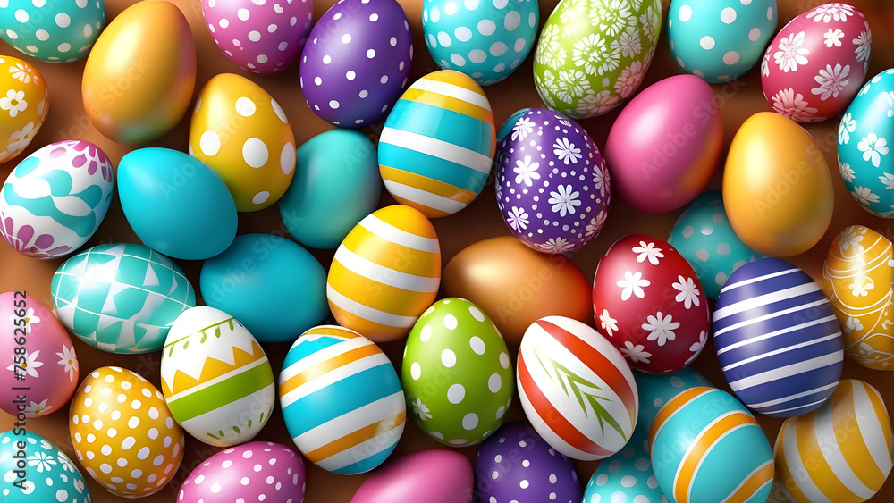 Easter eggs vector set design e in 3d realistic colorful. Easter eggs on a white colorful background. Easter eggs vector set design e in 3d realistic colorful. Easter eggs on a white colorful background.