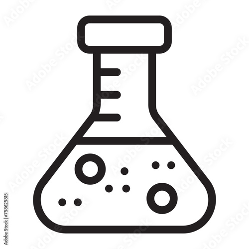 chemistry line icon