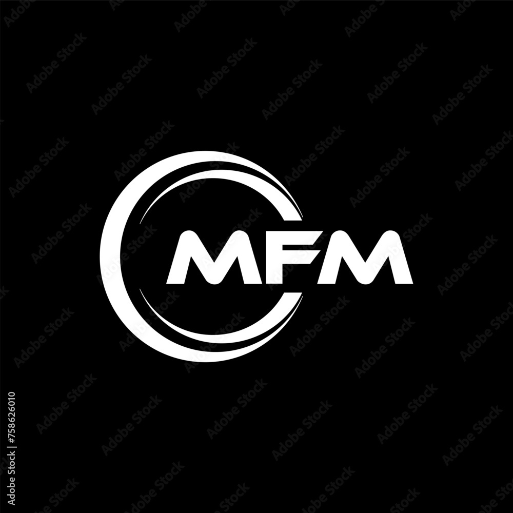 MFM Logo Design, Inspiration for a Unique Identity. Modern Elegance and Creative Design. Watermark Your Success with the Striking this Logo.