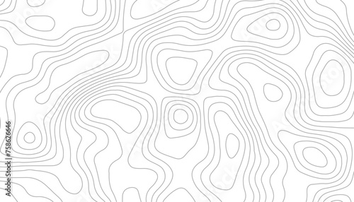 Topographic map background with space for your copy. Vector geographic contour map. 