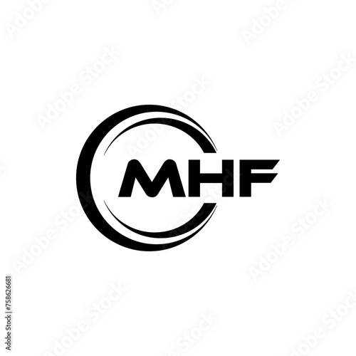 MHF Logo Design, Inspiration for a Unique Identity. Modern Elegance and Creative Design. Watermark Your Success with the Striking this Logo.