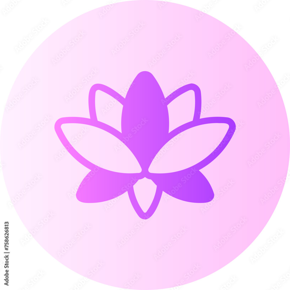 lotus gradient icon lotus gradient icon