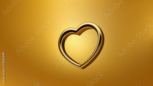 gold background heartens shape golden ring. golden wedding rings. festive celebration background. wedding invitation with golden decorative. background.  Propose Day Poster. Bride and groom jewelry.