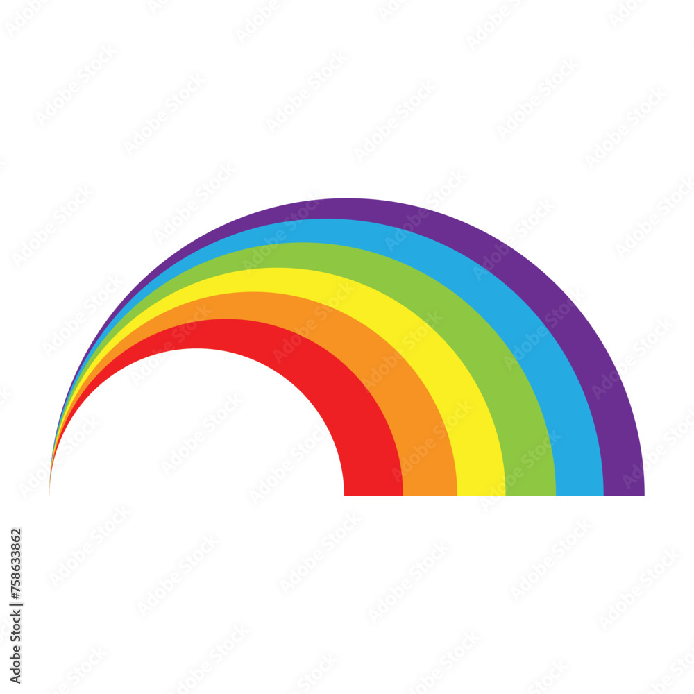 Fototapeta premium Rainbow Illustration