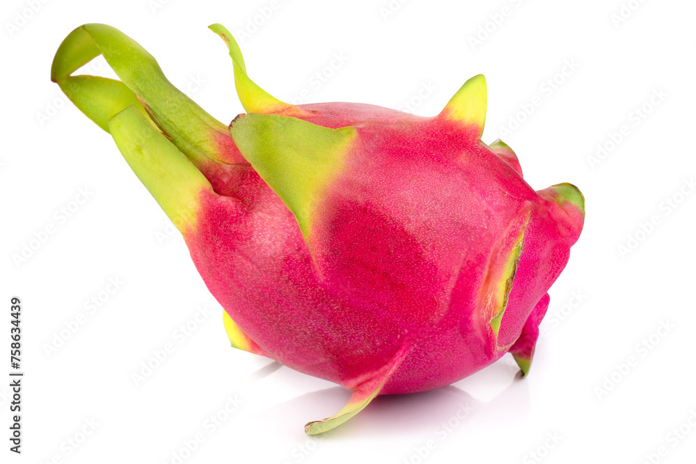Dragonfruit or Pitaya isolated on a white background Dragonfruit or Pitaya isolated on a white background