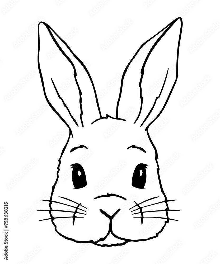 Easter Bunny face - easter png design - easter Bunny shades png - easter png -  Bunny face png
