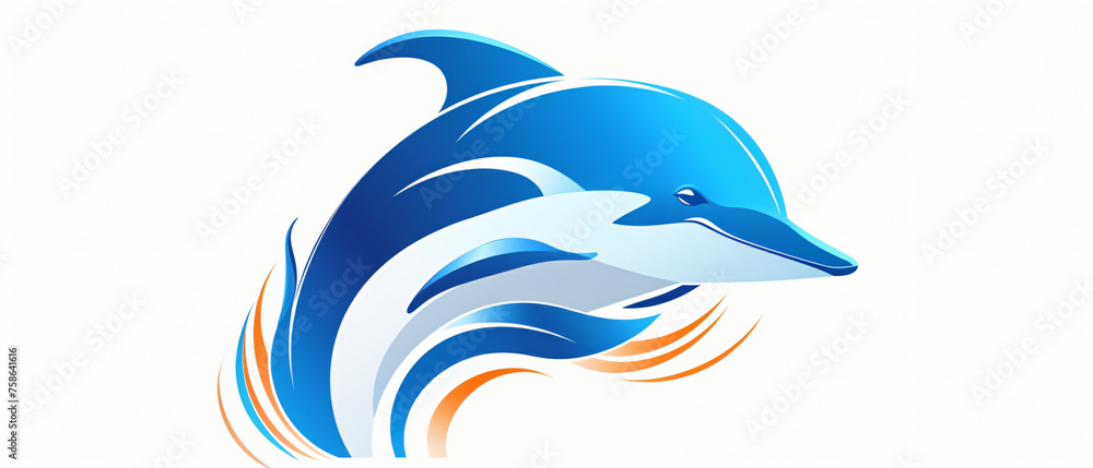 Animal Dolphin Business Logo Design