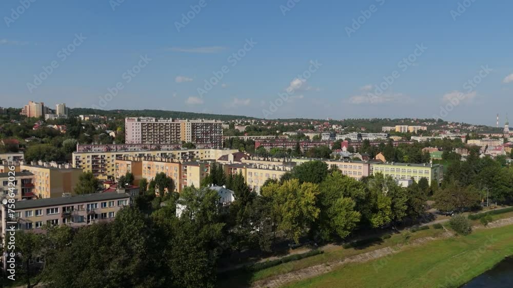 Beautiful Landscape Housing Estate Przemysl Aerial View Poland Beautiful Landscape Housing Estate Przemysl Aerial View Poland