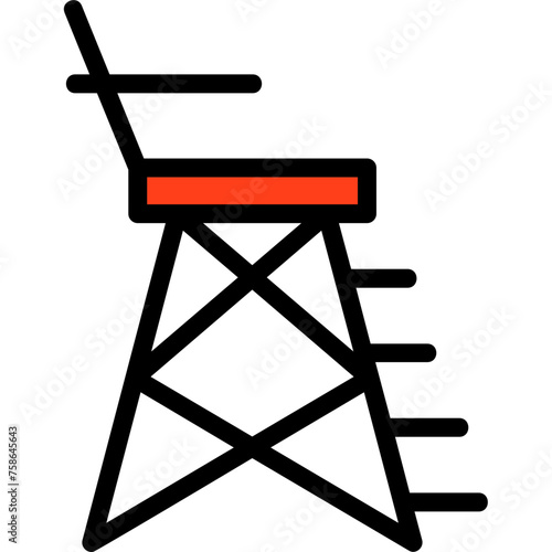 Lifeguard Chair Icon