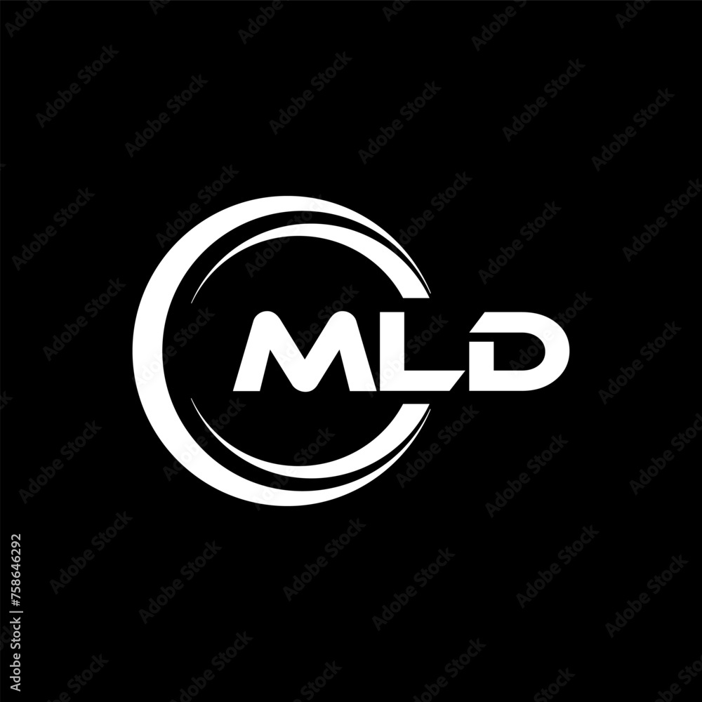 MLD letter logo design with black background in illustrator, cube logo, vector logo, modern alphabet font overlap style. calligraphy designs for logo, Poster, Invitation, etc. MLD letter logo design with black background in illustrator, cube logo, vector logo, modern alphabet font overlap style. calligraphy designs for logo, Poster, Invitation, etc.