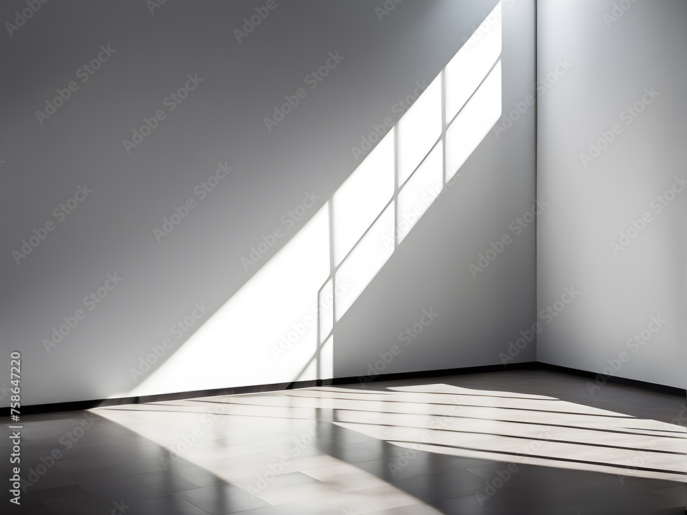 Obraz premium empty white room